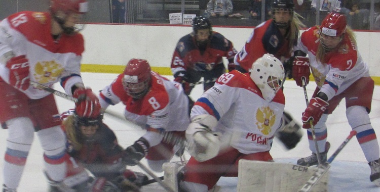 NWHL: New York Riveters v. Team&nbsp;Russia