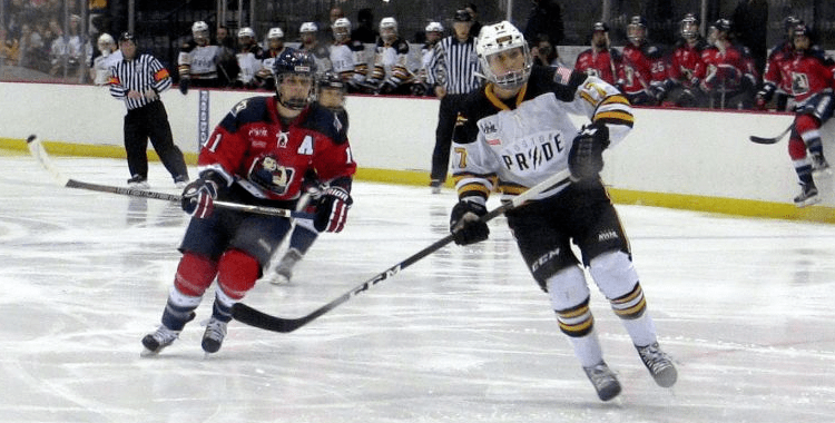NWHL Hockey: Riveters v.&nbsp;Pride
