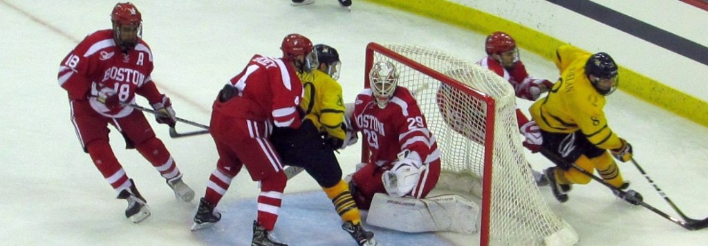 Terriers and Bobcats Scrap in Hamden. BU wins 3-2 in&nbsp;OT