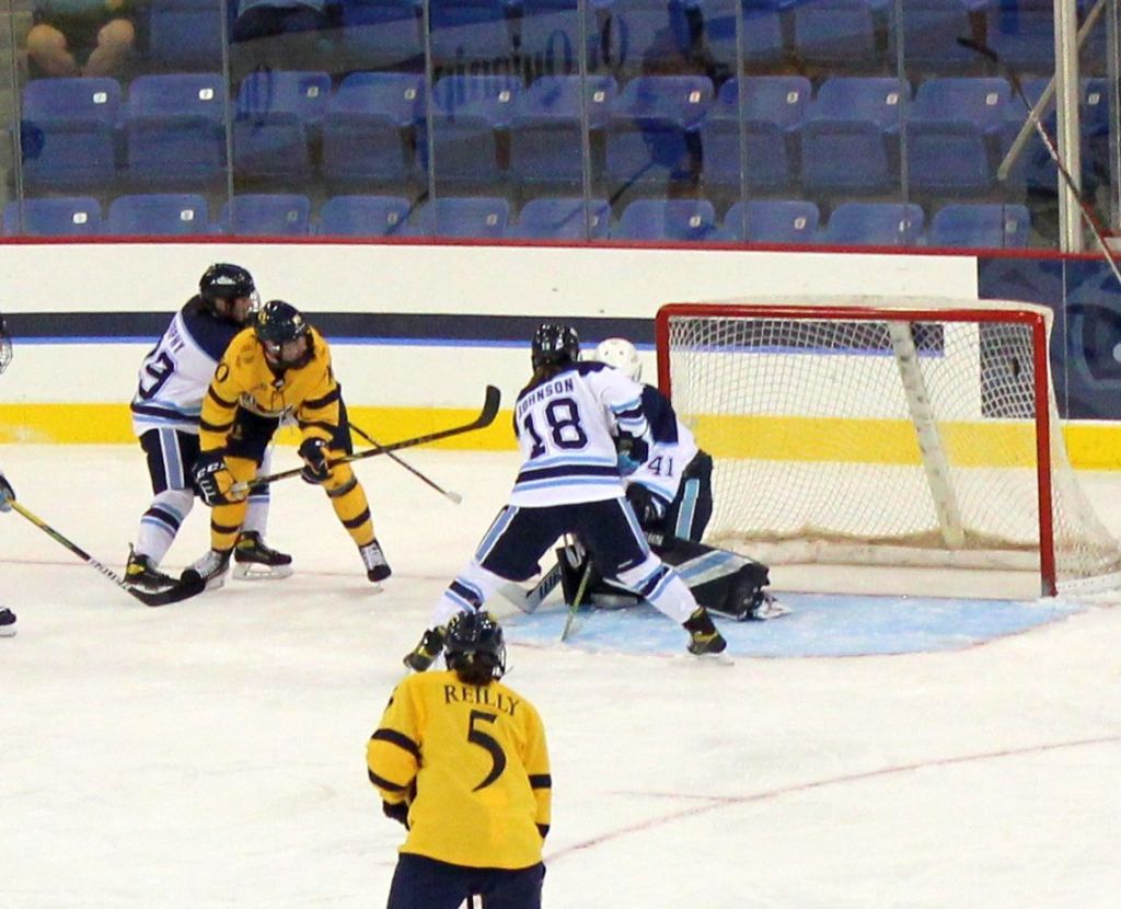 Goalie Goal Highlights QU Romp Over&nbsp;Maine